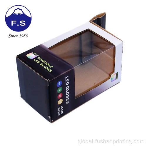 Food Paper Box OEM toy corrugated paper packaging boxes with window Factory